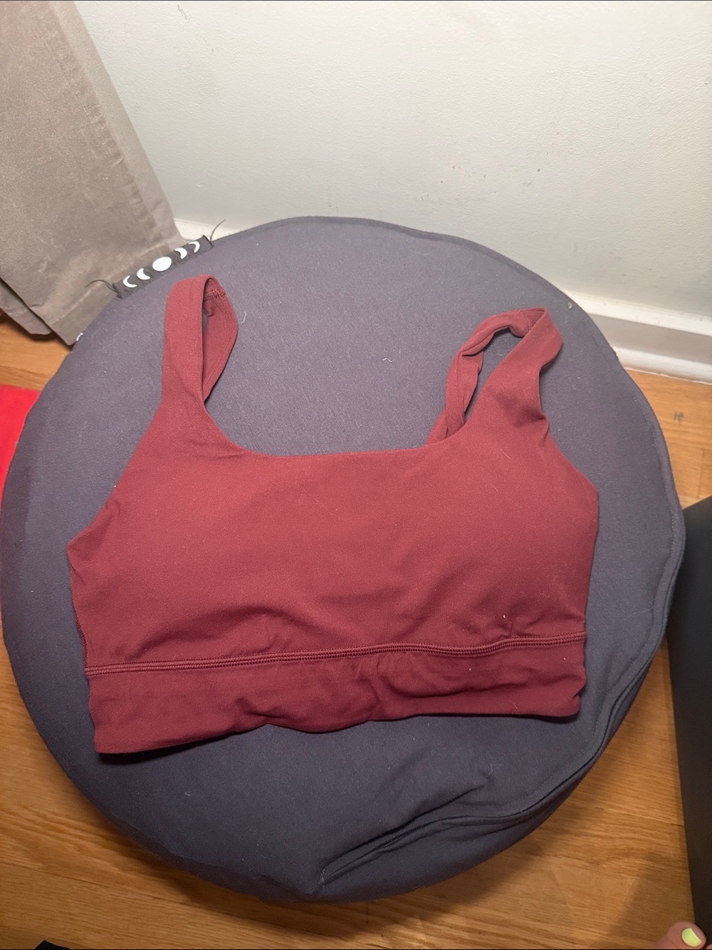 CRZ YOGA Ribbed Sports Bralette - Burgundy